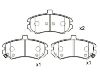 Bremsbelagsatz, Scheibenbremse Brake Pad Set:58101-2DA50